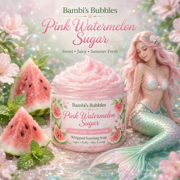 New! 4oz  Hand Crafted Whipped Glycerin Foaming Soap Assorted Scents - Picture 4 of 7